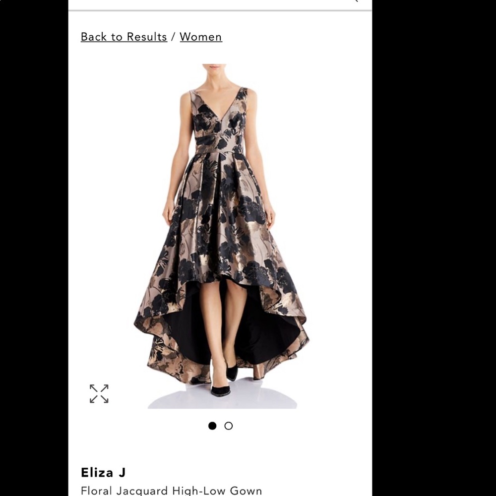 Eliza J worn 1 high low dress